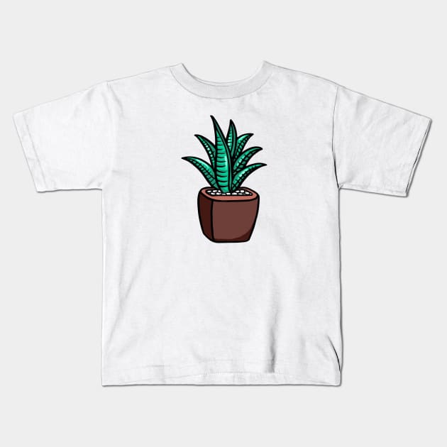 Succulent Illustration 8 T-Shirt Kids T-Shirt by yudabento